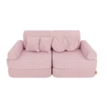 10 dalių modulinė žaidimų sofa iš plonos velveto audinio, slimcord • loke+