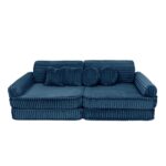 Modulinė 10 dalių žaidimų sofa iš labai plačių churros velveto • gustavo+