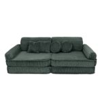 Modulinė 10 dalių žaidimų sofa iš labai plačių churros velveto • gustavo+