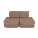 4 dalių modulinė žaidimų sofa iš smulkaus korduro, slimcord • loke