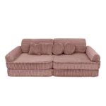 Modulinė 10 dalių žaidimų sofa iš labai plačių churros velveto • gustavo+