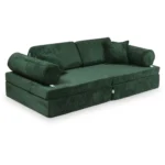 Modulinė 8 dalių žaidimų sofa iš stambaus ruoželinio velveto, 2 dydžiai • tobias+