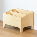 Modulinė medinė FSC sertifikuota knygų spinta • dune