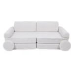 Modulinė 8 dalių pliušinė žaidimų sofa „Bearly“ • „Gustav“