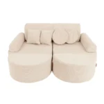 12 dalių modulinė žaidimų sofa iš plonos velvetinės medžiagos, slimcord • loki