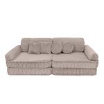 Modulinė 10 dalių žaidimų sofa iš labai plačių churros velveto • gustavo+
