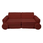 Modulinė 8 dalių pliušinė žaidimų sofa „Bearly“ • „Gustav“