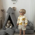 Modulinė 8 dalių žaidimų sofa iš labai plačių churros velveto, 2 dydžiai • tobias+