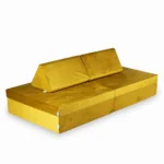 Modulinė 4 dalių žaidimų sofa iš storos aksomo, 2 dydžiai • tobias