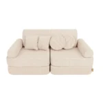10 dalių modulinė žaidimų sofa iš plonos velveto audinio, slimcord • loke+