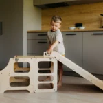 3-in-1 evoliucinė stebėjimo bokštelis su čiuožykla • floki