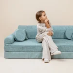Modulinė 10 dalių žaidimų sofa iš kilpų audinio • gustavo+