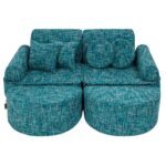 12 dalių modulinė žaidimų sofa iš tangle tvido • loki
