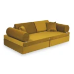 Modulinė žaidimų sofa iš storos aksomo, 8 dalių, 2 dydžiai • tobias+