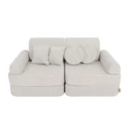 10 dalių modulinė žaidimų sofa iš plonos velveto audinio, slimcord • loke+
